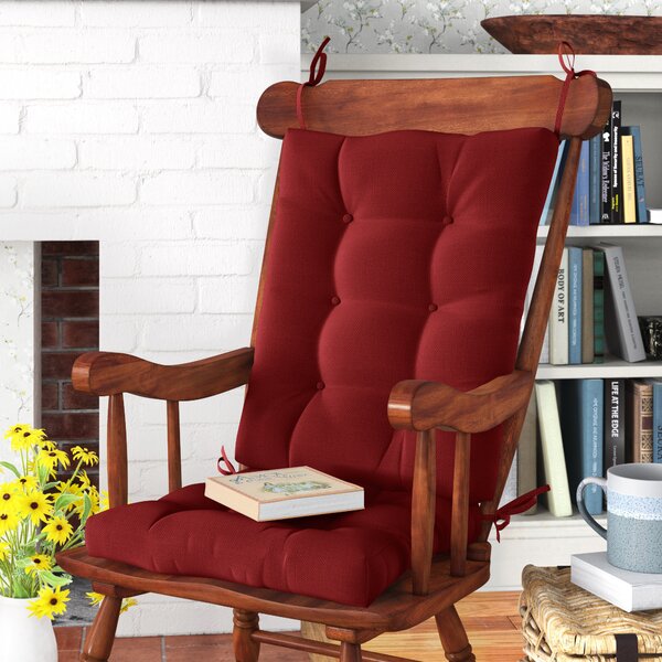 Antique rocking best sale chair cushions